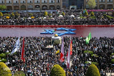 مراسم راهپیمایی روز جهانی قدس در میدان امام (ره) اصفهان
