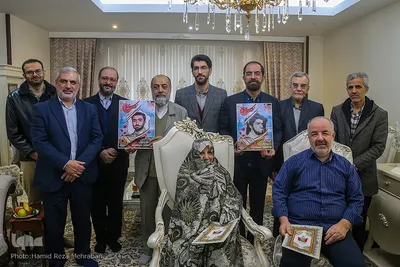 دیدار نمایندگان جامعه قرآنی با خانواده شهیدان اربابی و شعبانلو