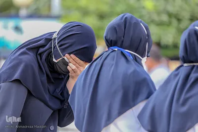 آئین وداع با پیکر مطهره مدافع سلامت شهیده زهرا ترابی در شیراز
