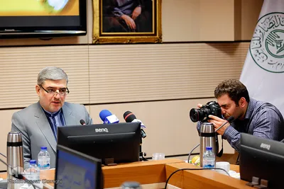 نشست خبری مهدی قره شیخلو مسئول کمیته قرآن ستاد دهه فجر انقلاب اسلامی