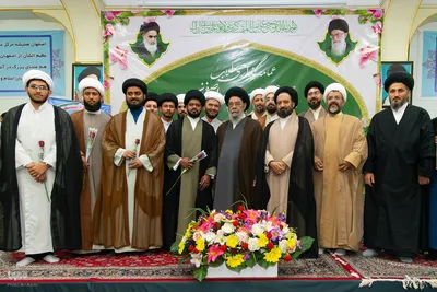 مراسم عمامه‌گذاری طلاب حوزه علمیه اصفهان