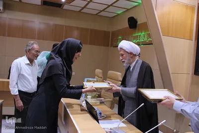 دیدار اعضاء خیریه ملی ناجیان ماندگار بهشت فارس با آیت الله دژکام‎‎