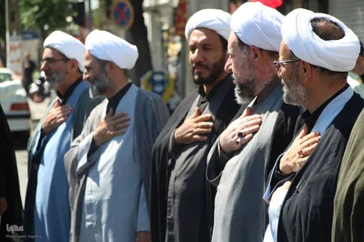 دسته عزاداری در ملایر
