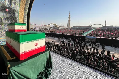 تشییع رهبر شهید در قم 
