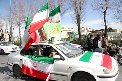 متفاوت ترین راهپیمایی 22 بهمن در یزد‎