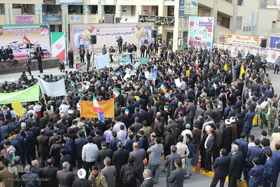 راهپیمایی ۱۳ آبان در شهرکرد