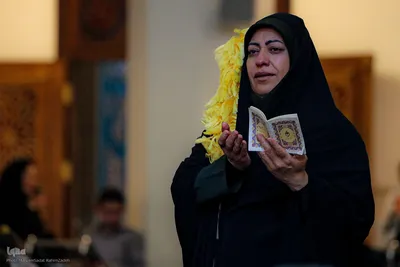 اولین شب قدر در حرم مطهر حضرت شاهچراغ(ع)