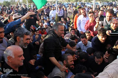 استقبال از شهيد مدافع حرم در سمنان