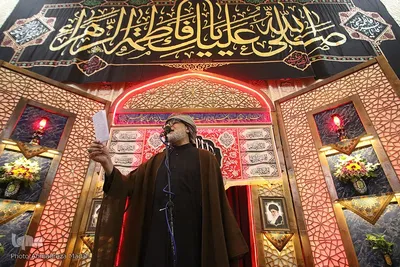 آغاز سوگواری دهه اول فاطمیه در حرم شاهچراغ(ع)