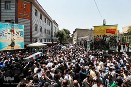تشییع پیکر مطهر ۱۵۰ شهید دفاع مقدس