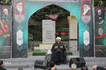 مراسم عزاداری اباعبدالله الحسین(ع) در مزار شهدای گمنام همدان‎