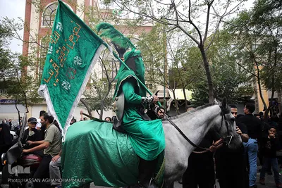 مراسم عزاداری تاسوعای حسینی در بازار تهران