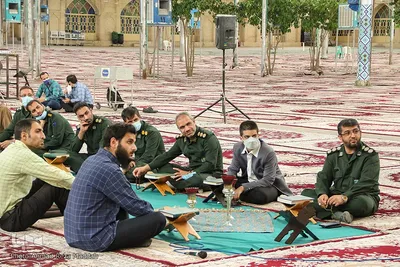 محفل انس و تفسیر قرآن در مسجد جامع شهدا شیراز