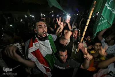 جشن پیروزی مقاومت مردم فلسطین