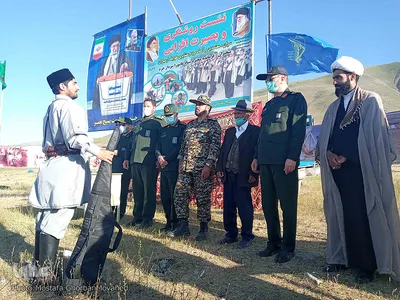سفر یک روزه سردار عابدین خرم، فرمانده سپاه عاشورا و حضور بین عشایر ارسباران و آحاد مختلف مردم اهر