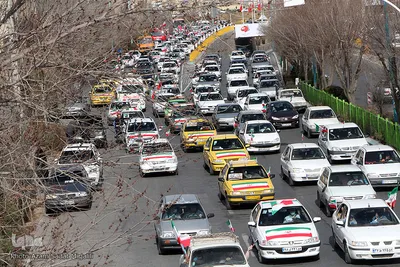 متفاوت ترین راهپیمایی 22 بهمن در یزد‎