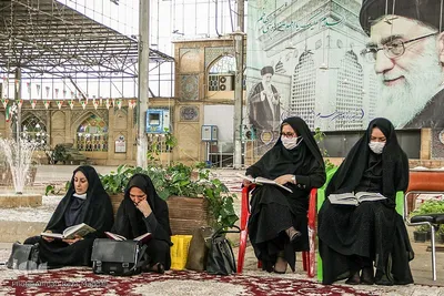 محفل آسمانی قرائت و تفسیر قرآن کریم در مسجد جامع شهدا