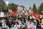 اجتماع دانش آموزان شیرازی در یوم‌الله ۱۳ آبان