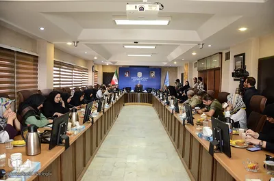 نشست خبری رئیس دانشگاه تبریز‎