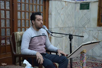 محفل انس با قرآن کریم در امامزاده حضرت سیدحمزه(ع) تبریز