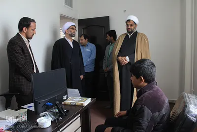 بازدید مسئولین اوقاف از روند برگزاری آزمون/عکاس:زهرا بهرامی