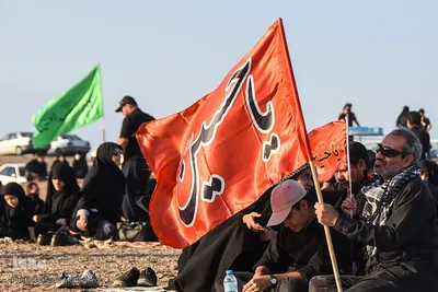 عزاداری تاسوعای حسینی در کویر «خوریان» سمنان