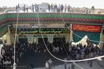 آيين سنتي سياه پوشان و برپايي خيمه عزاداري در آستانه ماه محرم - سمنان
