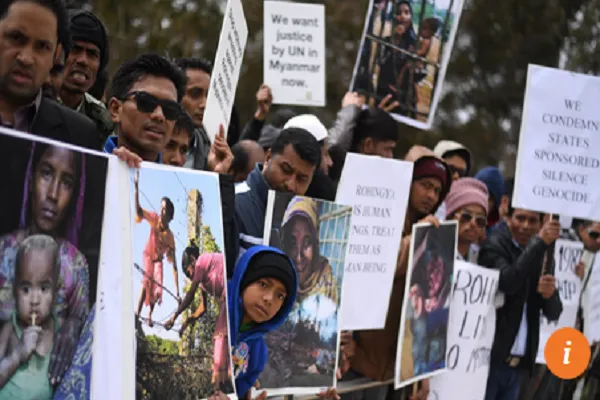 Demo di Hong Kong Mengecam Pembunuhan Umat Muslim Myanmar