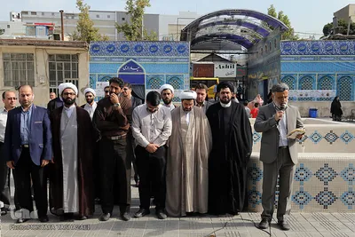 غبار روبی حرم مطهر امامزاده حسن(ع)