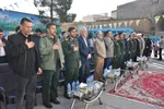 نواخته شدن زنگ ایثار و مقاومت به مناسبت هفته بسیج