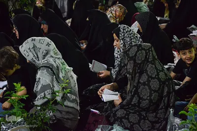 مراسم شب قدر در آستان امامزاده سید حمزه (ع) تبریز