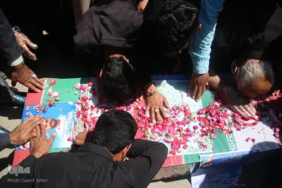 تشییع پیکر شهید «مهدی هاشمی خواه» در کلاله