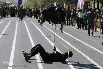 رژه نیروهای مسلح در هفته دفاع مقدس - بیرجند