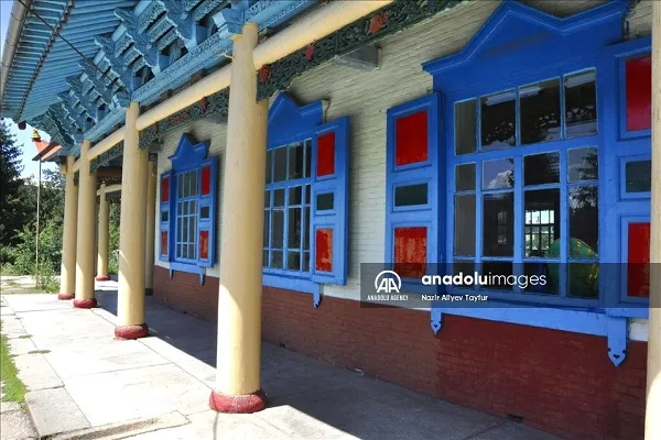 حکایت مسجد چوبی در قرقیزستان + عکس