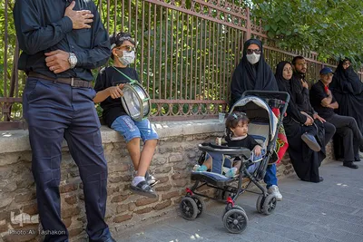 مراسم عزاداری تاسوعای حسینی در شهرستان قزوین
