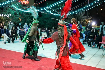 تعزیه خوانی در میدان جانباز مشهد