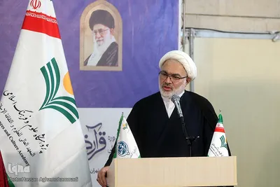 مراسم رونمایی از جدیدترین نرم افزارهای موبایلی پژوهشگاه علوم و فرهنگ اسلامی در نمایشگاه قرآن