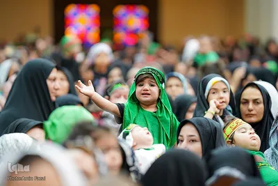 مراسم شیرخوارگان در حرم مطهر شاهچراغ(ع)