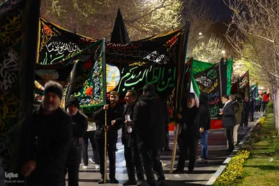 قافله عزاداری سالروز شهادت حضرت علی(ع) در اصفهان