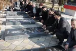 گرامیداشت روز پدر در جوار مزار شهدای ارومیه‎