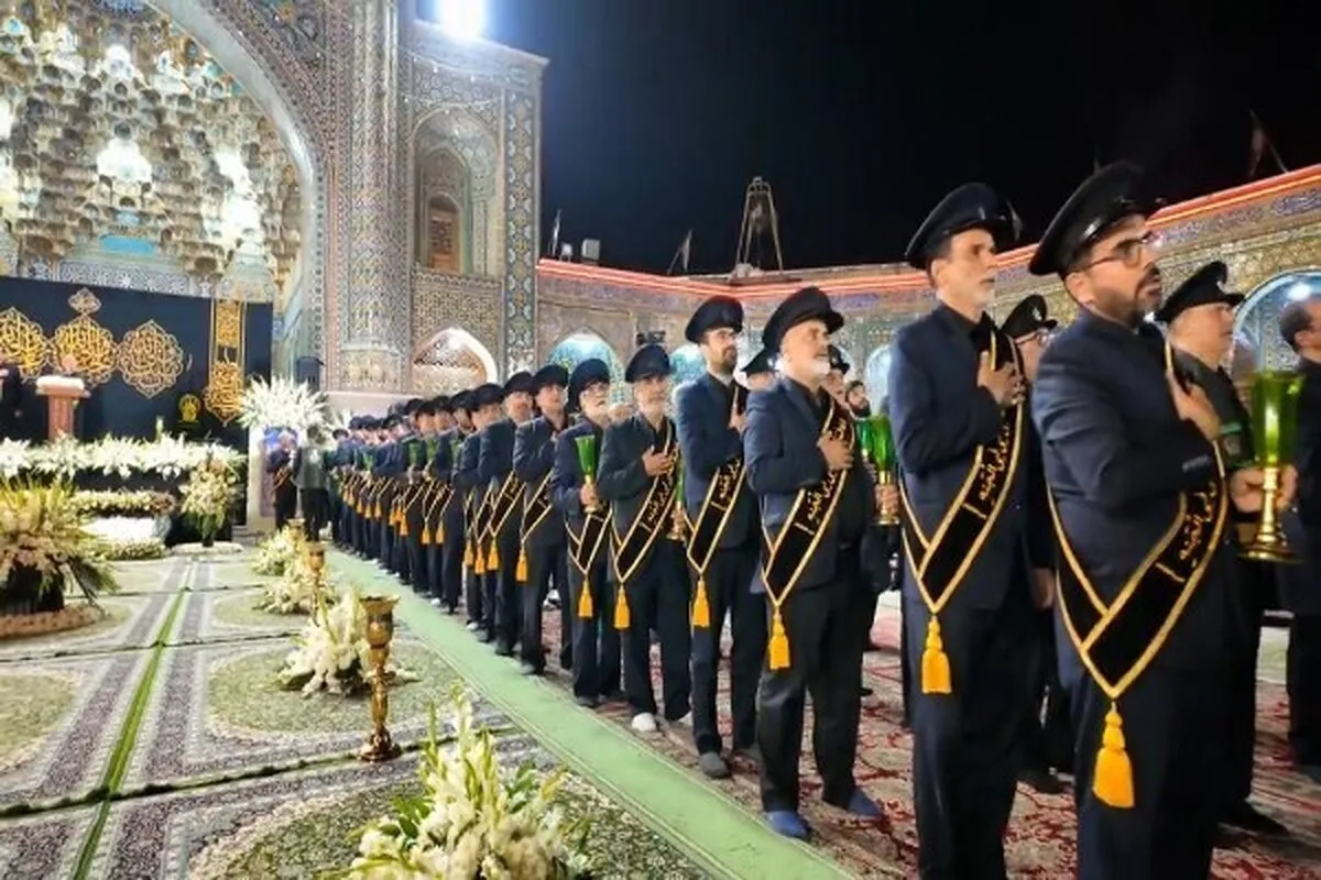 Candlelight Ritual Held at Qom Shrine on Hazrat Masoumeh Demise Anniversary