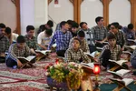 محفل انس با قرآن دانش‌آموزان شیرازی در سومین حرم اهل‌بیت علیهم السلام