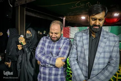 مراسم وداع با پیکر شهید صیاد خدایی