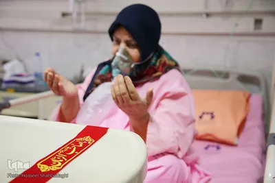 جشن نیمه شعبان در کنار بیماران کرونایی