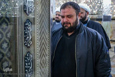 غبار‌روبی مضجع مطهر حضرت عبدالعظیم حسنی(ع)