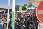 تشییع باشکوه پیکر شهدای ارتش حمله متجاوزانه رژیم صهیونی در خرم‌آباد