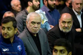 مراسم تشییع پیکر مرحوم حسن غفوری‌فرد در حسینیه جماران