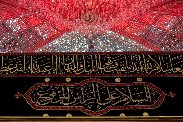 آماده‌سازی حرم حسینی برای عاشورا + فیلم