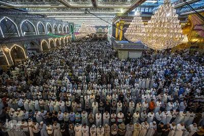 نماز عید سعید قربان در حرم اباالفضل العباس (ع)