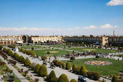 نقش جهان میزبان مسافران نوروزی نصف جهان
